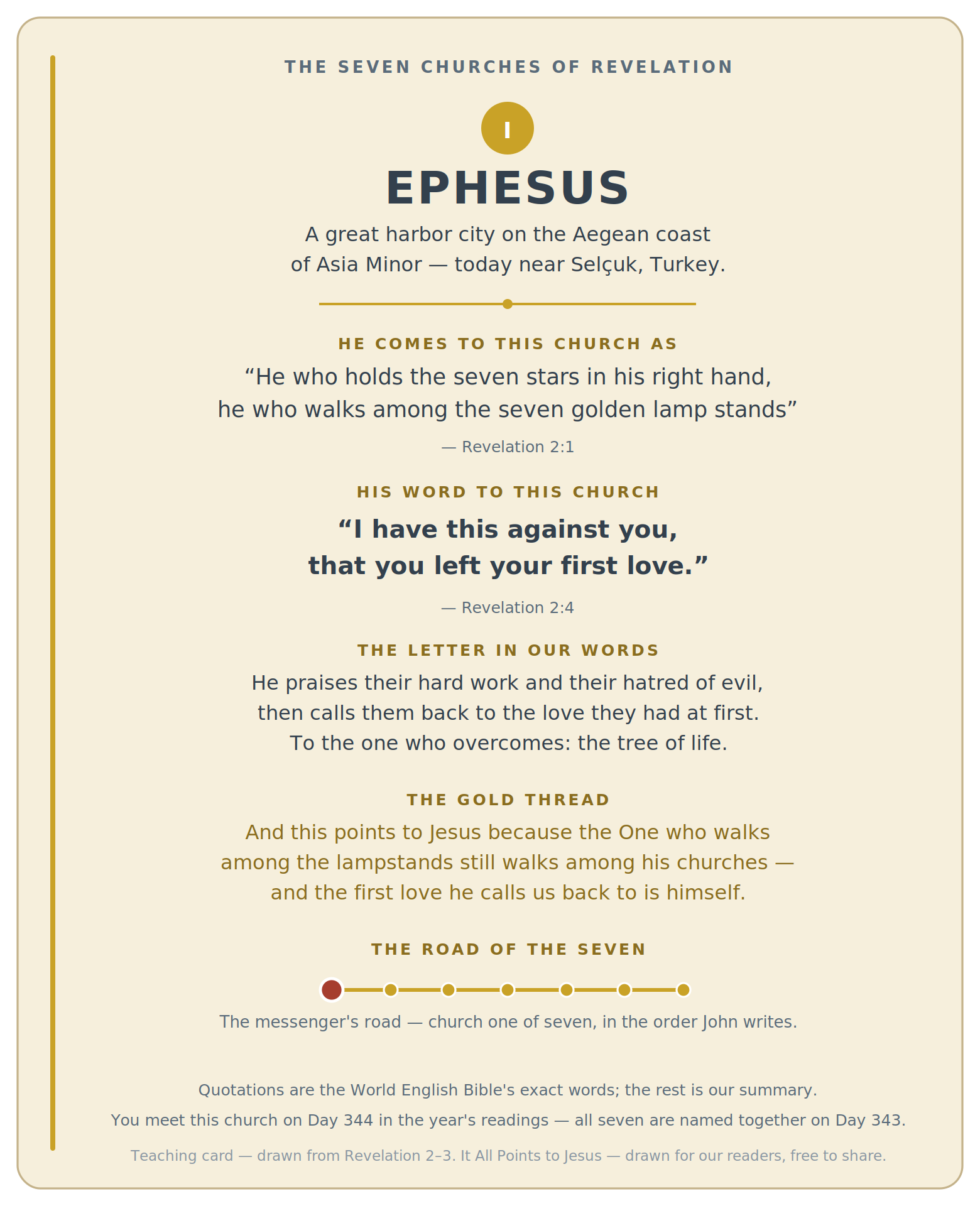 Ephesus — A great harbor city on the Aegean coast