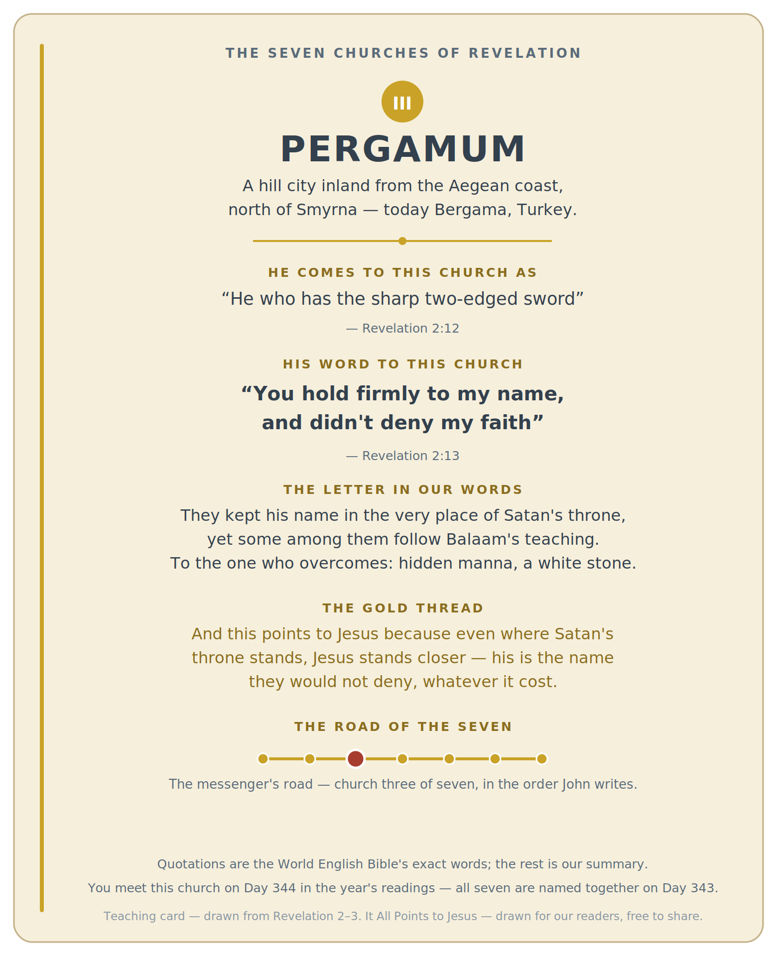 Pergamum — A hill city inland from the Aegean coast