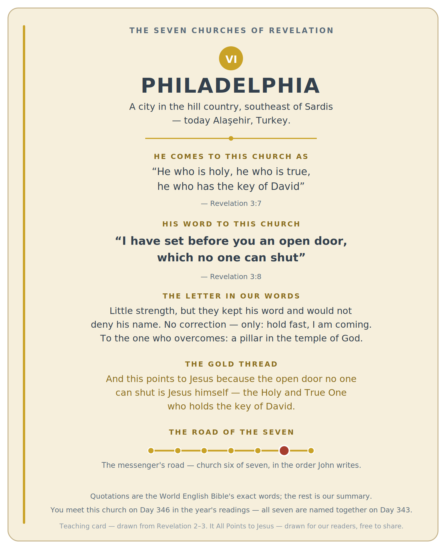 Philadelphia — A city in the hill country, southeast of Sardis